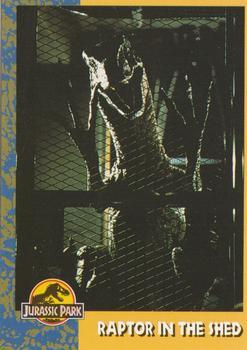#53 Raptor in the Shed - 1993 Topps Jurassic Park