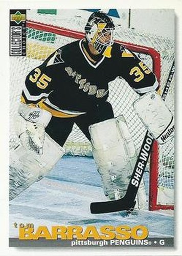 #53 Tom Barrasso - Pittsburgh Penguins - 1995-96 Collector's Choice Hockey