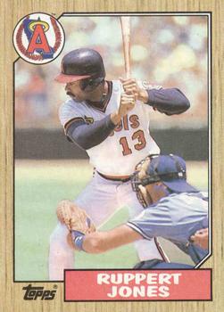 #53 Ruppert Jones - California Angels - 1987 Topps Baseball