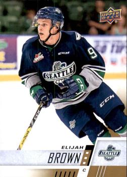 #53 Elijah Brown - Seattle Thunderbirds - 2017-18 Upper Deck CHL Hockey