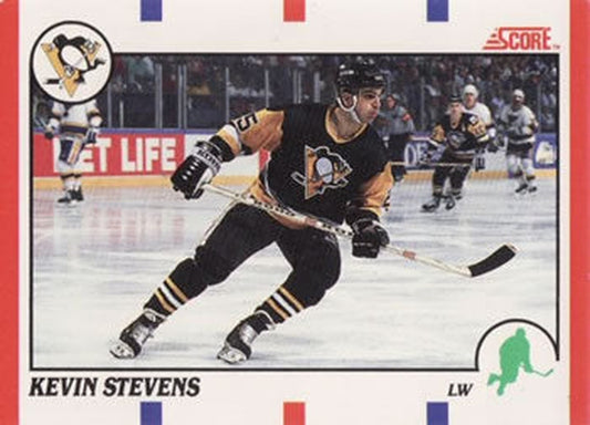 #53 Kevin Stevens - Pittsburgh Penguins - 1990-91 Score Canadian Hockey
