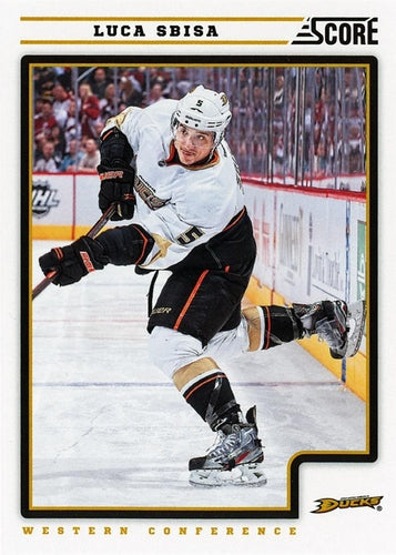 #53 Luca Sbisa - Anaheim Ducks - 2012-13 Score Hockey