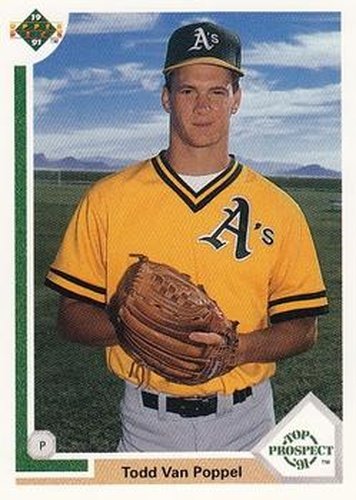 #53 Todd Van Poppel - Oakland Athletics - 1991 Upper Deck Baseball