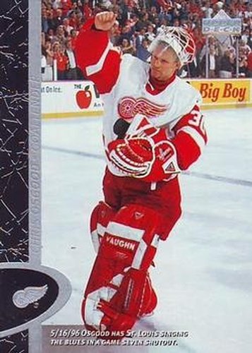 #53 Chris Osgood - Detroit Red Wings - 1996-97 Upper Deck Hockey