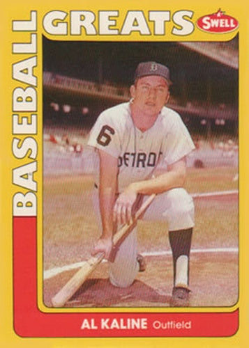 #53 Al Kaline - Detroit Tigers - 1991 Swell Baseball Greats