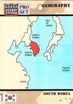 #53 South Korea - 1991 Pro Set Desert Storm