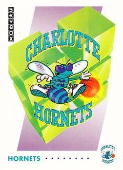 #353 Charlotte Hornets Logo - Charlotte Hornets - 1991-92 SkyBox Basketball