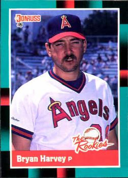#53 Bryan Harvey - California Angels - 1988 Donruss The Rookies Baseball