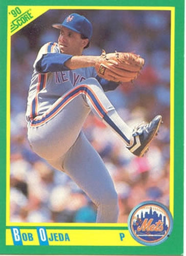 #53 Bob Ojeda - New York Mets - 1990 Score Baseball