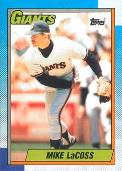 #53 Mike LaCoss - San Francisco Giants - 1990 O-Pee-Chee Baseball