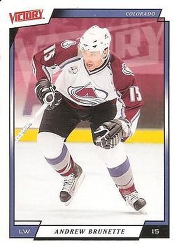 #53 Andrew Brunette - Colorado Avalanche - 2006-07 Upper Deck Victory Hockey