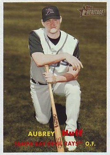 #53 Aubrey Huff - Tampa Bay Devil Rays - 2006 Topps Heritage Baseball