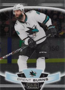 #53 Brent Burns - San Jose Sharks - 2019-20 O-Pee-Chee Platinum Hockey