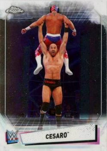 #53 Cesaro - 2021 Topps WWE Chrome Wrestling