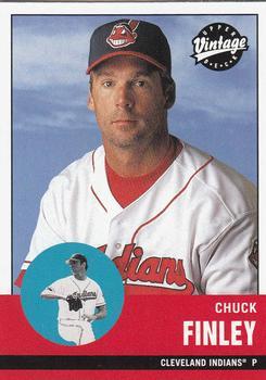 #53 Chuck Finley - Cleveland Indians - 2001 Upper Deck Vintage Baseball