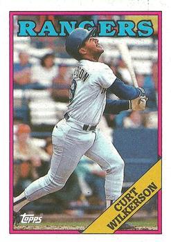 #53 Curt Wilkerson - Texas Rangers - 1988 Topps Baseball