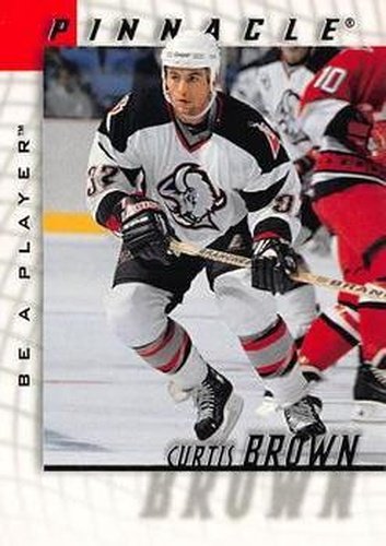 #53 Curtis Brown - Buffalo Sabres - 1997-98 Pinnacle Be a Player Hockey