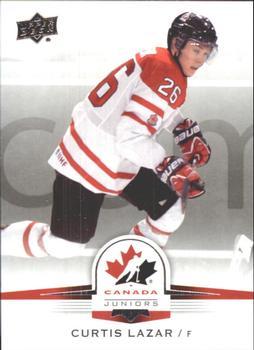 #53 Curtis Lazar - Canada - 2014-15 Upper Deck Team Canada Juniors Hockey