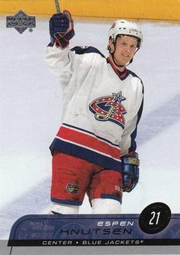 #53 Espen Knutsen - Columbus Blue Jackets - 2002-03 Upper Deck Hockey