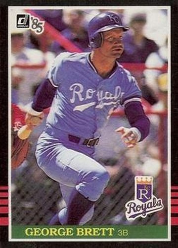 #53 George Brett - Kansas City Royals - 1985 Donruss Baseball