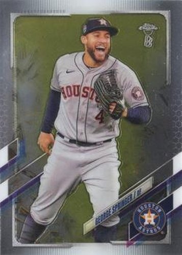 #53 George Springer - Houston Astros - 2021 Topps Chrome Ben Baller Edition Baseball