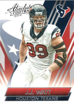 #53 J.J. Watt - Houston Texans - 2014 Panini Absolute - Spectrum Silver Football