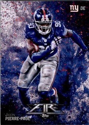 #53 Jason Pierre-Paul - New York Giants - 2014 Topps Fire Football