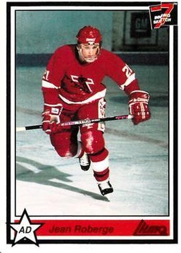 #53 Jean Roberge - Laval Titan - 1990-91 7th Inning Sketch QMJHL Hockey