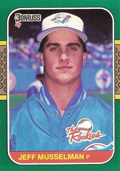 #53 - Jeff Musselman - Toronto Blue Jays - 1987 Donruss The Rookies Baseball