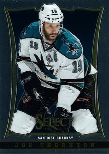 #53 Joe Thornton - San Jose Sharks - 2013-14 Panini Select Hockey