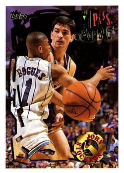 #53 John Stockton - Utah Jazz - 1994-95 Topps Basketball
