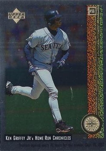 #53 Ken Griffey Jr. - Seattle Mariners - 1998 Upper Deck - Ken Griffey Jr.'s Home Run Chronicles Baseball