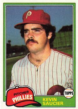 #53 Kevin Saucier - Philadelphia Phillies - 1981 Topps Baseball