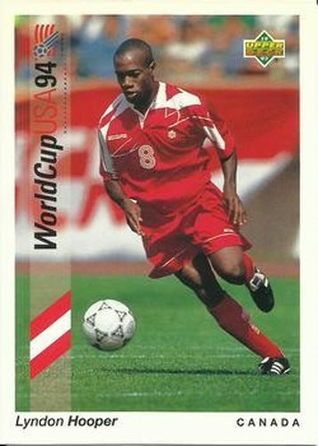 #53 Lyndon Hooper - Canada - 1993 Upper Deck World Cup Preview English/Spanish Soccer