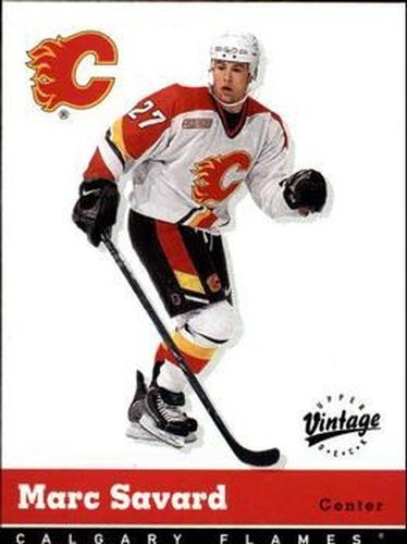 #53 Marc Savard - Calgary Flames - 2000-01 Upper Deck Vintage Hockey