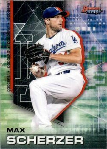 #53 Max Scherzer - Los Angeles Dodgers - 2021 Bowman's Best Baseball