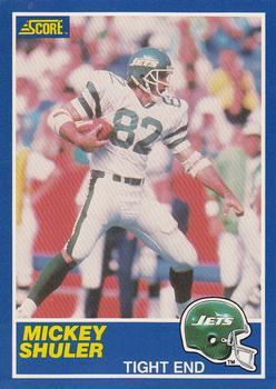 #53 Mickey Shuler - New York Jets - 1989 Score Football
