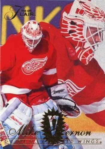 #53 Mike Vernon - Detroit Red Wings - 1994-95 Flair Hockey