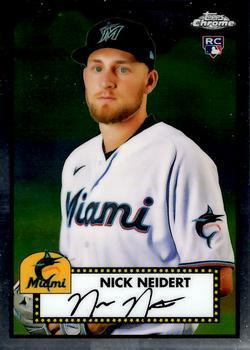 #53 Nick Neidert - Miami Marlins - 2021 Topps Chrome Platinum Anniversary Baseball