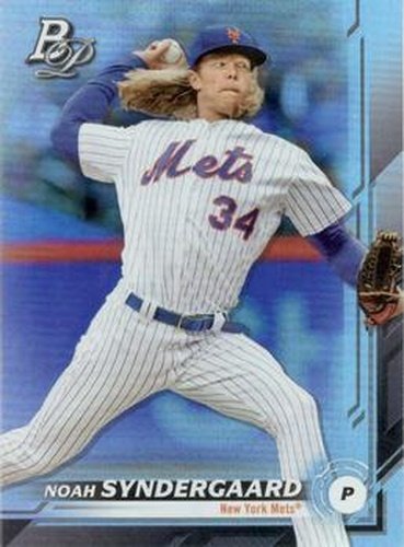 #53 Noah Syndergaard - New York Mets - 2019 Bowman Platinum Baseball