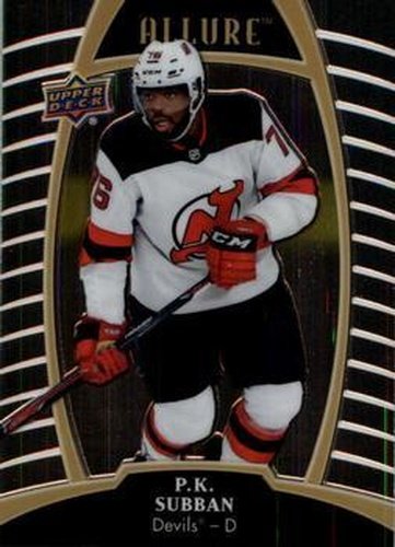 #53 P.K. Subban - New Jersey Devils - 2019-20 Upper Deck Allure Hockey