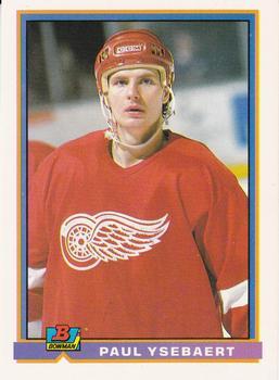 #53 Paul Ysebaert - Detroit Red Wings - 1991-92 Bowman Hockey