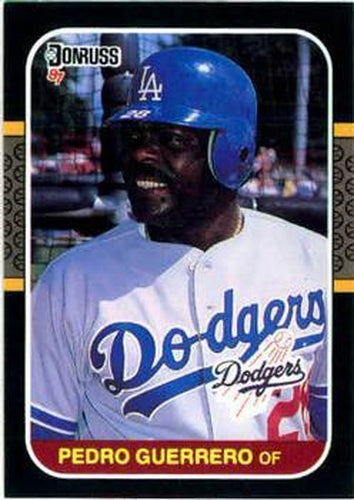 #53 Pedro Guerrero - Los Angeles Dodgers - 1987 Donruss Baseball