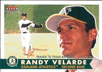 #53 Randy Velarde - Texas Rangers - 2001 Fleer Tradition Baseball