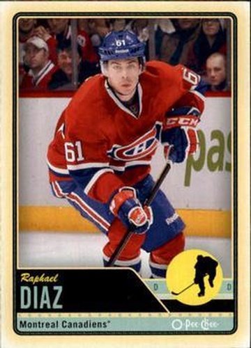 #53 Raphael Diaz - Montreal Canadiens - 2012-13 O-Pee-Chee Hockey