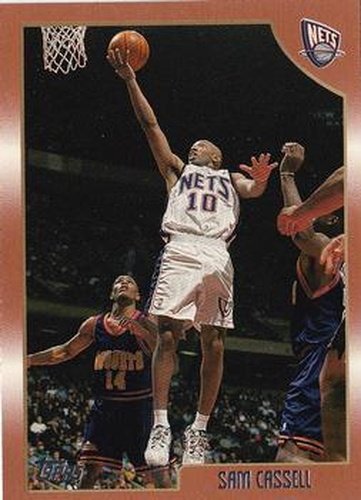 #53 Sam Cassell - New Jersey Nets - 1998-99 Topps Basketball