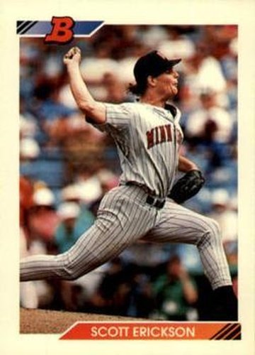 #53 Scott Erickson - Minnesota Twins - 1992 Bowman Baseball