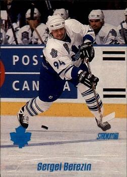 #53 Sergei Berezin - Toronto Maple Leafs - 1999-00 Stadium Club Hockey