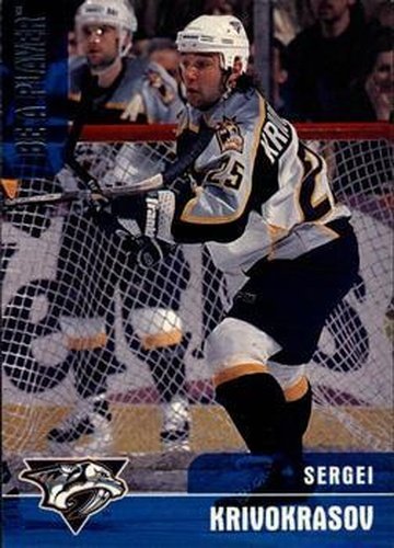 #53 Sergei Krivokrasov - Nashville Predators - 1999-00 Be a Player Memorabilia Hockey