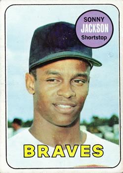#53 Sonny Jackson - Atlanta Braves - 1969 Topps Baseball